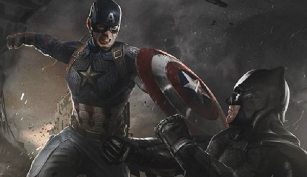 Hình ảnh chân thật nhất về trận chiến giữa Captain America và Batman