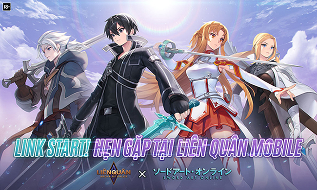 Công bố hợp tác với Sword Art Online, Kirito chuẩn bị chinh chiến trong Liên Quân Mobile