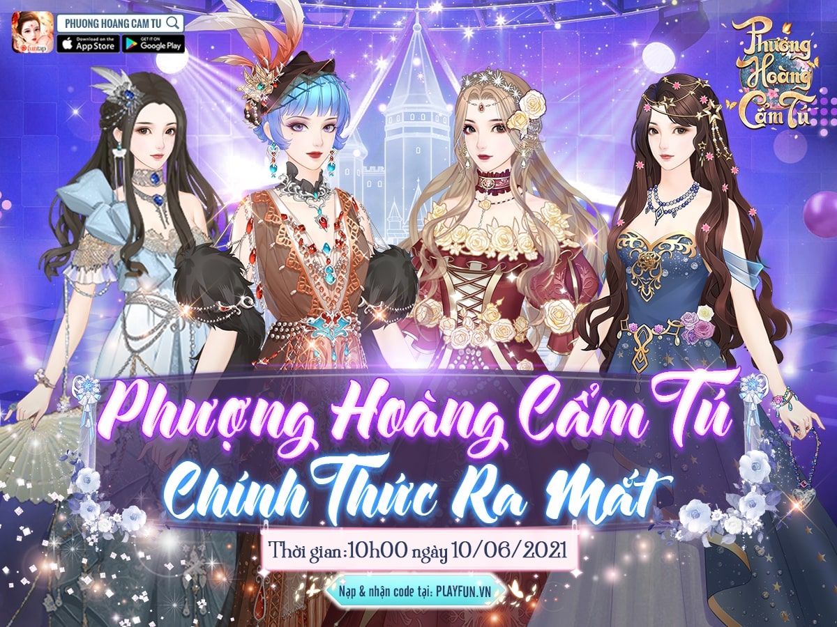 Game4V tặng giftcode Phượng Hoàng Cẩm Tú mừng game ra mắt 10/06