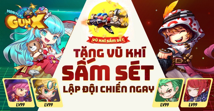 Nhanh tay nhận giftcode Gun X Mobile mừng game ra mắt chính thức