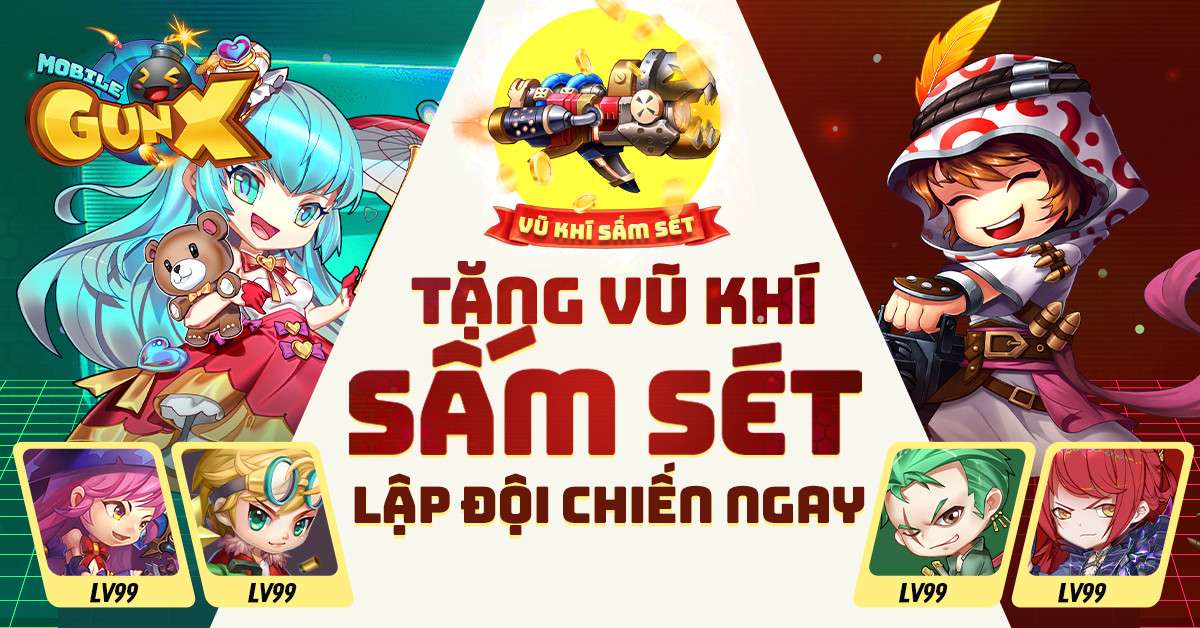 Game4V tặng giftcode Gun X Mobile mừng game ra mắt 07/06