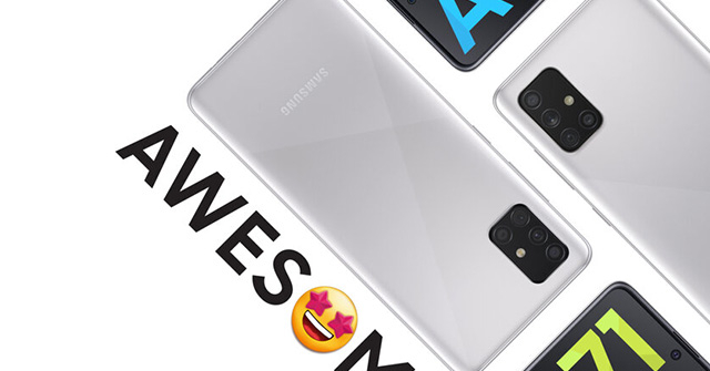 Galaxy A51 và A71 có thêm tùy chọn màu bạc siêu sang