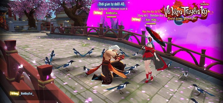 “Mượn chim tỏ tình” theo cách của game thủ Võ Lâm Truyền Kỳ Mobile