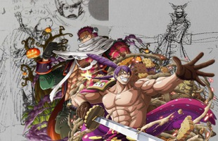 One Piece: Bất ngờ với thiết kế và trái ác quỷ ban đầu của 3 Tư lệnh ngọt băng Big Mom