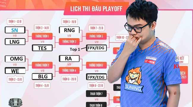 Lịch thi đấu playoffs LPL Hè 2021: SN rơi vào nhánh toàn “quái vật”