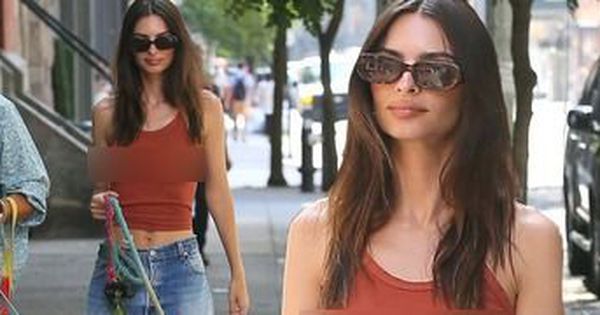 Emily Ratajkowski diện mốt không nội y ra phố, không tha thứ cho chồng ngoại tình