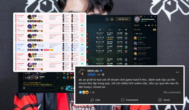 Leo top Thách Đấu Hàn, Zeros đụng độ vô số tuyển thủ đến nỗi phải offstream để try hard lại