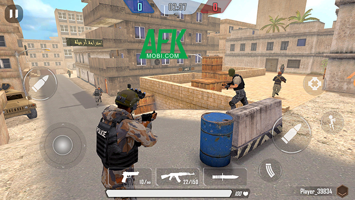 Go Strike game hành động TPS 5v5 trực tuyến có tích hợp cơ chế ẩn nấp khá độc đáo