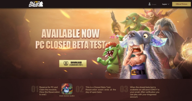 Hướng dẫn tải game Auto Chess PC phiên bản Close Beta