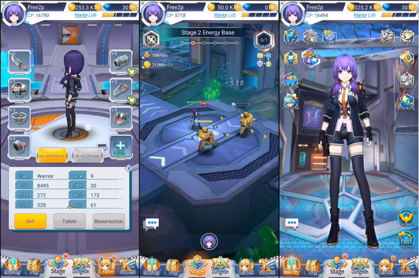 Goddess Legion – game đồ họa tươi sáng với dàn nhân vật xinh đẹp đậm chất anime