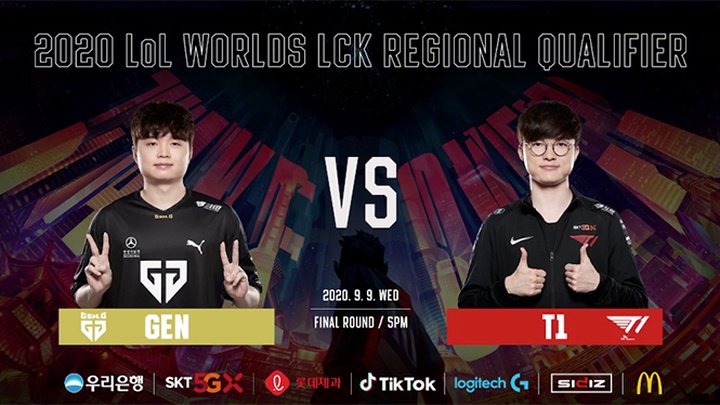 Trực tiếp vòng loại CKTG 2020 LCK hôm nay 9/9: T1 vs GEN