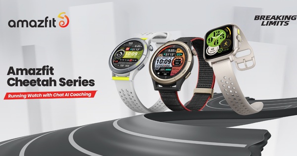 Amazfit ra mắt Series Cheetah có huấn luyện viên AI và loạt tính năng mới cho tập luyện