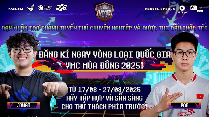VMC WINTER 2025 - Vietnam MLBB Championship Mùa Đông 2025 chính thức khởi tranh