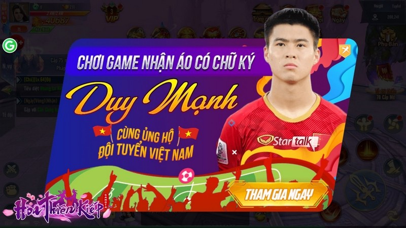 Duy Mạnh tặng game thủ Hoa Thiên Kiếp quà khủng cực chất