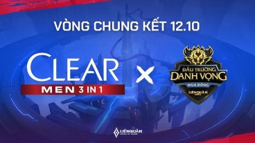 Clear Men trở thành nhà tài trợ vòng chung kết Đấu Trường Danh Vọng mùa Đông 2019 - eSports