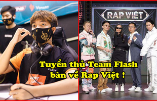 Các tuyển thủ Team Flash vừa đánh giải vừa bàn Rap Việt, lý do 