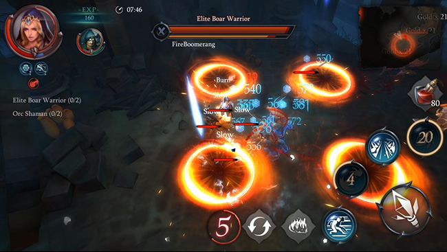 Nếu muốn tìm một game giống Diablo mobile nhất, hãy thử Raziel: Dungeon Arena