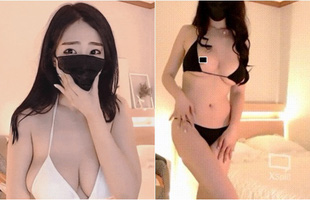 Chuyên mặc bikini giấu mặt lên sóng, nữ streamer xinh đẹp gặp vô số chỉ trích với màn tuột áo, lộ 