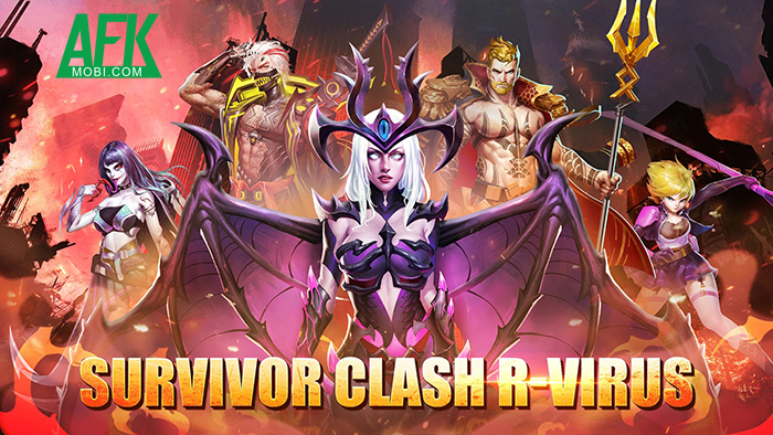 Survivor Clash: R-Virus game đấu tướng chiến thuật lấy chủ đề thế giới hậu tận thế zombie