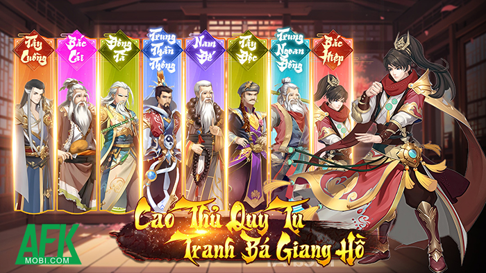 Thiên Hạ Ngũ Tuyệt game đấu tướng chủ đề võ hiệp Kim Dung sắp ra mắt tại Việt Nam