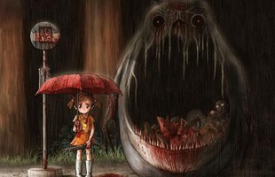 Giật mình khi chú mèo đáng yêu trong My Neighbor Totoro biến hình thành... thần chết