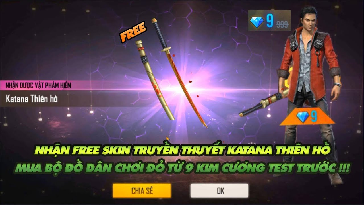 Sự kiện Katana đang diễn ra trong Free Fire: Cần bao nhiêu viên kim cương để trở thành ''Bậc thầy của những lưỡi kiếm''