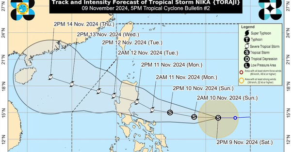 Bão mới gần Philippines mạnh lên, dự kiến hướng thẳng vào biển Đông