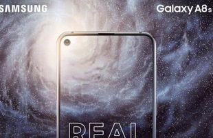 Galaxy A8s bất ngờ xuất hiện trên TENAA, camera hơi lồi, đặt dọc giống iPhone X, cảm biến vân tay sau lưng