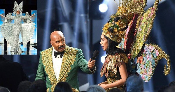 MC Steve Harvey lặp lại sự cố 2015 khi công bố nhầm kết quả giải Quốc phục trong đêm chung kết Miss Universe 2019?