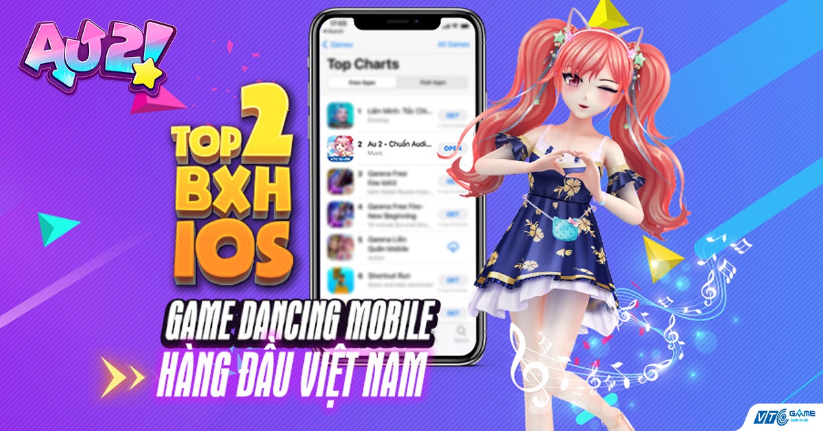 Cực gắt: Au 2! bất ngờ leo top 2 BXH iOS, rượt đuổi thứ hạng của Liên Minh Tốc Chiến ngay ngày ra mắt!