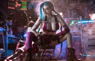 Cosplay Jinx, nữ game thủ 