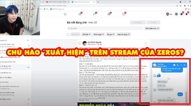 Bị bắt gặp đang chat với nhân vật từng dính đến lôi kéo bán độ, Zeros có hàng loạt “động thái lạ”