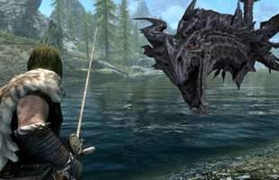 Xuất hiện siêu nhân, phá đảo Skyrim chỉ với một chiếc cần câu cá