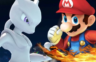 Mario hóa thân thành Goku quyết chiến với Mewtwo trong giải đấu quyền lực phiên bản Super Smash Bros