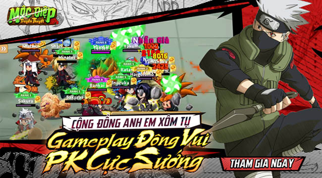 Mộc Diệp Truyền Thuyết chính thức ra mắt, tựa game lấy cảm hứng từ Naruto không thể bỏ qua