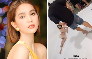 Clip hậu trường chụp ảnh nude cực sốc của Ngọc Trinh, phô bày thân hình từ A đến Z