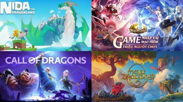 Top game mobile lấy chủ đề Rồng cho bạn vui vẻ đón Tết Giáp Thìn 2024