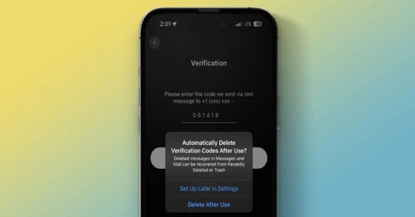 Cách tự động xóa tin nhắn OTP trên iPhone
