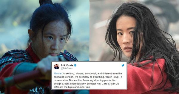 Mulan suất chiếu đầu tiên nhận cơn mưa lời khen, được chọn là bản live-action hay nhất của Disney