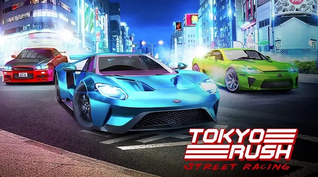 Tokyo Rush: Street Racing - Đốt cháy lốp xe với đường đua Tokyo