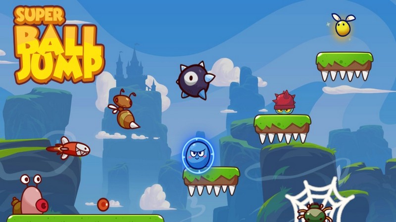 Super Ball Jump Bounce Adventures: Sự kết hợp hoàn hảo giữa Angry Birds và Super Mario