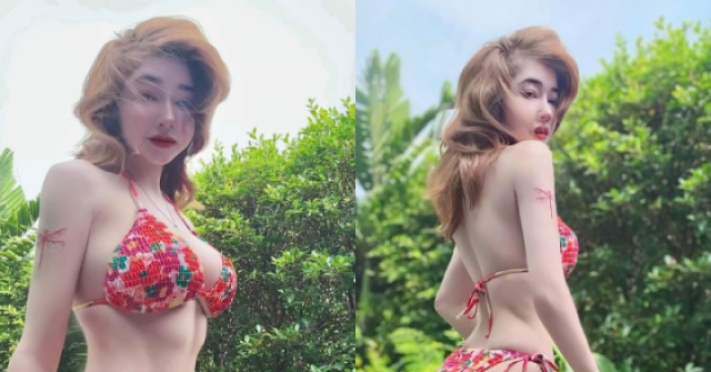 Cựu hot girl Elly Trần tái xuất với màn khoe body 