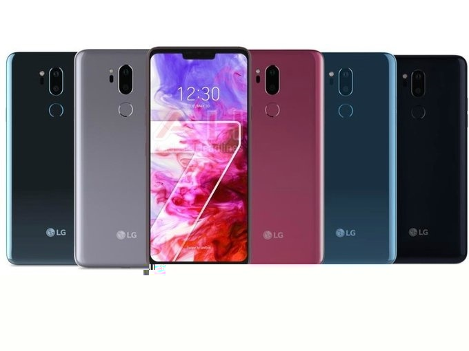 LG G7 ThinQ lộ nguyên bộ sưu tập màu sắc