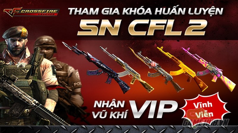 Nhận hàng loạt quà tặng VIP tiếp nối chuỗi sự kiện sinh nhật mừng CrossFire Legends 2 tuổi