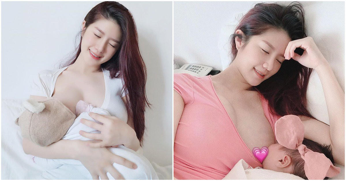 Hot girl tiếp viên hàng không vén áo cho con bú khiến dân mạng thi nhau thắc mắc