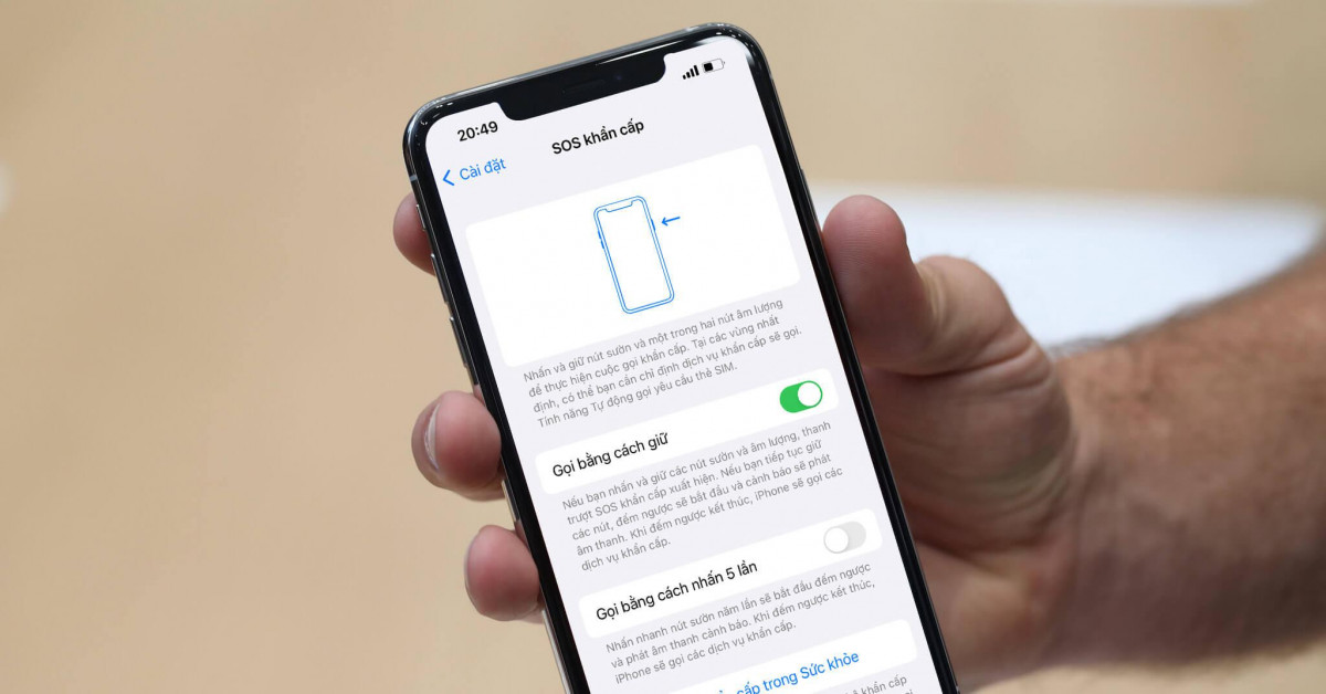 Tính năng này trên iPhone có thể cứu mạng của bạn khi khẩn cấp