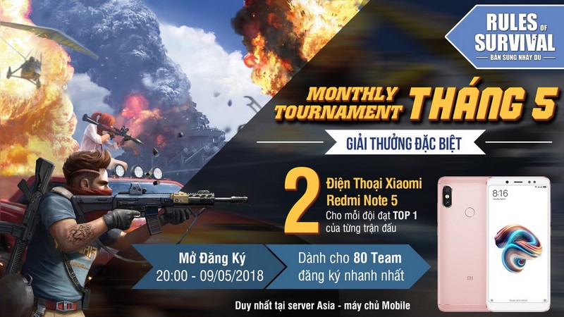 ROS Mobile Monthly Tournament mở đăng ký từ 9/5