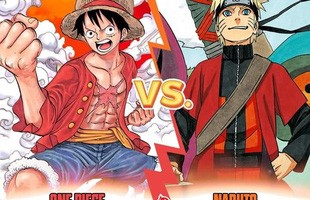 Cuộc đua song mã One Piece đấu Naruto kết thúc, chiến thắng thuộc về Luffy và 