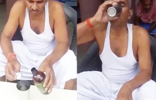 Số ca nhiễm và tử vong tăng kỷ lục, nghị sĩ Ấn Độ vẫn vô tư thị phạm uống nước tiểu bò để chống Covid-19