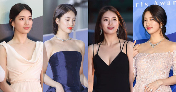 Nữ thần Baeksang gọi tên Suzy: 5 năm làm host rung chuyển xứ Hàn vì visual tuyệt mỹ, đỉnh nhất lần hở bạo và xén tóc ngắn cũn